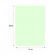 Papel micro verde 70 x 95 cm