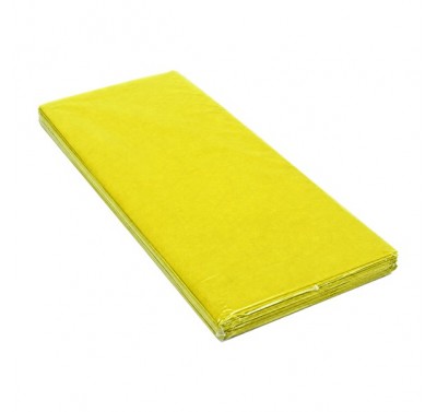 Papel china amarillo huevo con 100 piezas