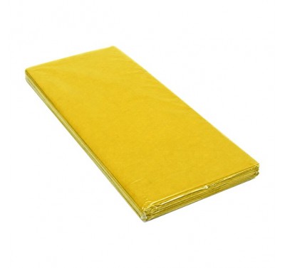 Papel china amarillo mango con 100 piezas