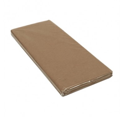 Papel china cafe con 100 piezas