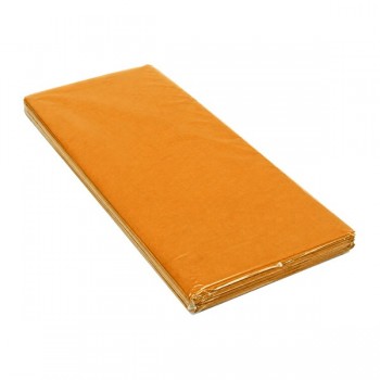 Papel china naranja con 100 piezas