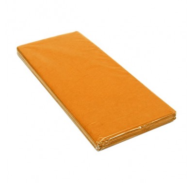 Papel china naranja con 100 piezas