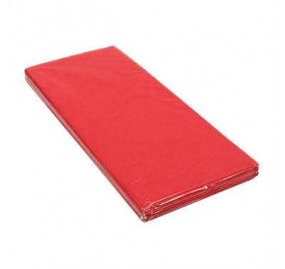 Papel china rojo con 100 piezas