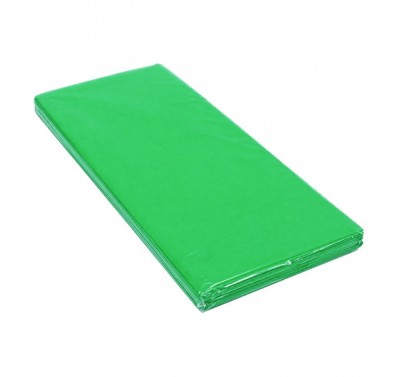 Papel china verde manzana con 100 piezas