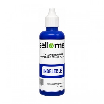 Tinta para marcador indeleble azul Copidux 60 ml.