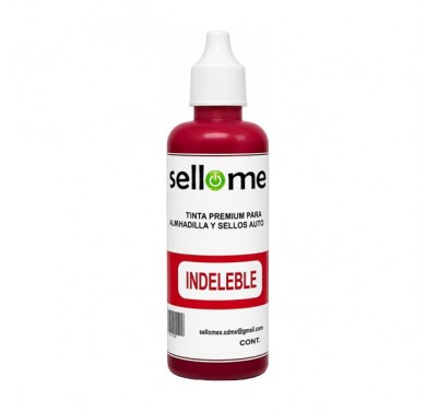 Tinta para marcador indeleble rojo Copidux 60 ml.
