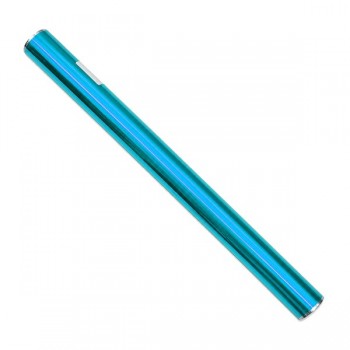 Rollo metalizado azul cielo con 25 metros 