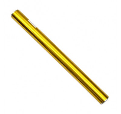 Rollo metalizado oro con 25 metros 