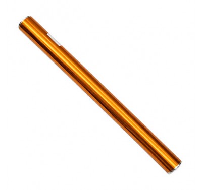 Rollo metalizado naranja con 25 metros