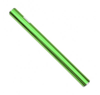 Rollo metalizado verde limon con 25 metros