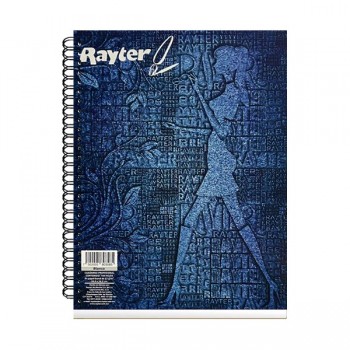 Cuaderno profesional Rayter doble espiral 100 hojas blanco