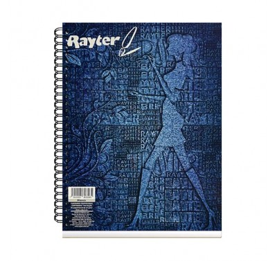 Cuaderno profesional Rayter doble espiral 100 hojas blanco