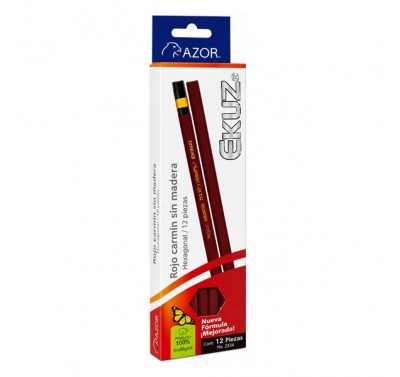 Rojo carmín Ekuz con 12 piezas 