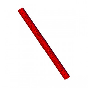 Rollo metalizado con holograma rojo de dise&ntilde;o con 25 metros