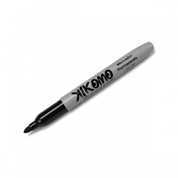 Marcador permanente punto fino Kikomo negro