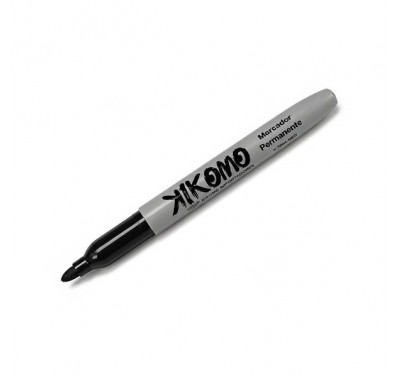 Marcador permanente punto fino Kikomo negro