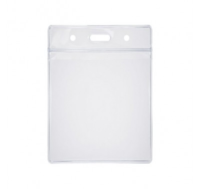 Porta gafete Chaine 9 x 12 grande vertical con 25 piezas