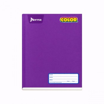 Cuaderno college Norma color cosido raya 100 hojas