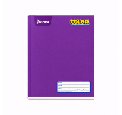 Cuaderno college Norma color cosido raya 100 hojas