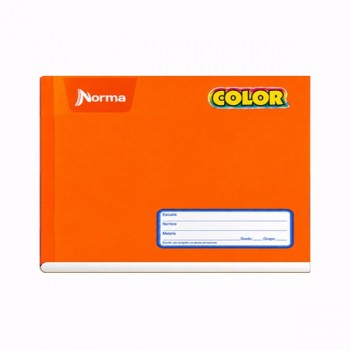 Cuaderno forma italiana Norma color cosido cuadro grande 100 hojas