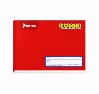 Cuaderno forma italiana Norma color cosido doble raya 100 hojas