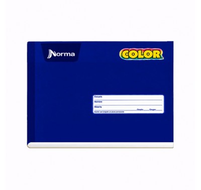 Cuaderno forma italiana Norma color cosido cuadro chico 100 hojas