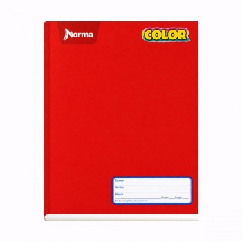 Cuaderno profesional Norma color cosido cuadro chico 100 hojas