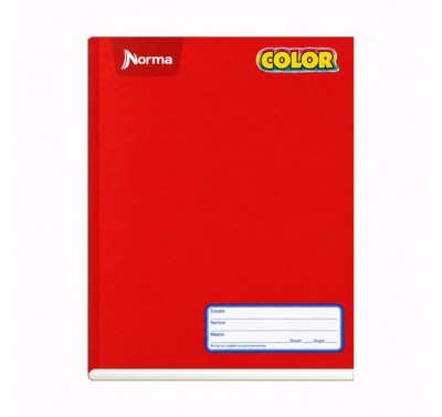 Cuaderno profesional Norma color cosido cuadro chico 100 hojas