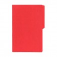 Folder tamaño oficio fluorescente rojo con 25 piezas