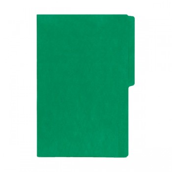 Folder tama&ntilde;o oficio fluorescente verde bandera con 25 piezas