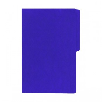 Folder tama&ntilde;o oficio fluorescente super cobalto con 25 piezas