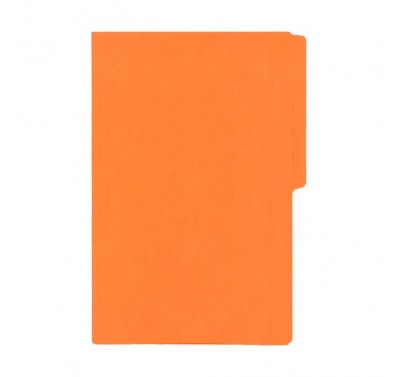 Folder tamaño oficio fluorescente naranja con 25 piezas