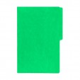 Folder tamaño oficio fluorescente verde limon con 25 piezas