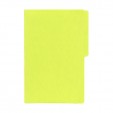 Folder tamaño oficio fluorescente amarillo electrico con 25 piezas