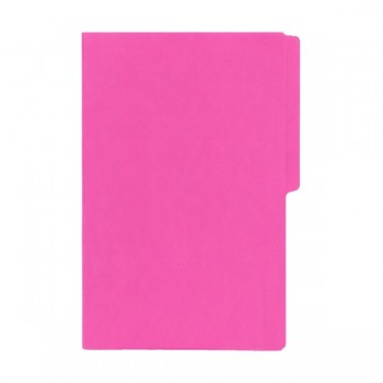 Folder tama&ntilde;o oficio fluorescente purpura con 25 piezas