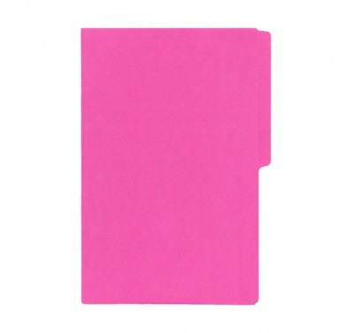 Folder tamaño oficio fluorescente purpura con 25 piezas