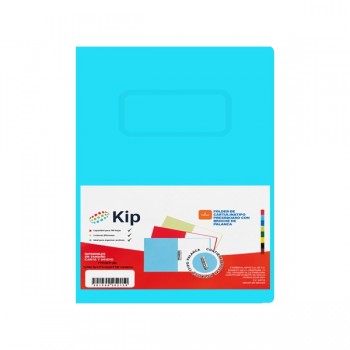 Folder KIP con palanca tama&ntilde;o carta azul claro con 4 piezas