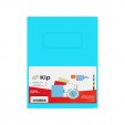 Folder KIP con palanca tamaño carta azul claro con 4 piezas