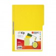 Folder KIP con broche 8 cms tamaño oficio amarillo con 10 piezas 