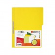 Folder KIP con broche 8 cms tamaño carta amarillo con 10 piezas 