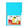 Folder KIP con broche 8 cms tamaño oficio azul claro con 10 piezas 