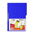 Folder KIP con broche 8 cms tamaño oficio azul rey con 10 piezas 