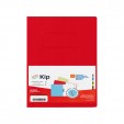 Folder KIP con palanca tamaño carta rojo con 4 piezas