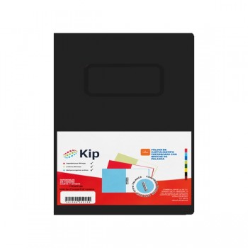 Folder Kip con palanca tama&ntilde;o carta negro con 4 piezas