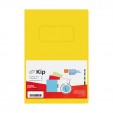 Folder Kip con palanca tamaño oficio amarillo con 4 piezas