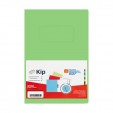 Folder Kip con palanca tamaño oficio verde claro con 4 piezas