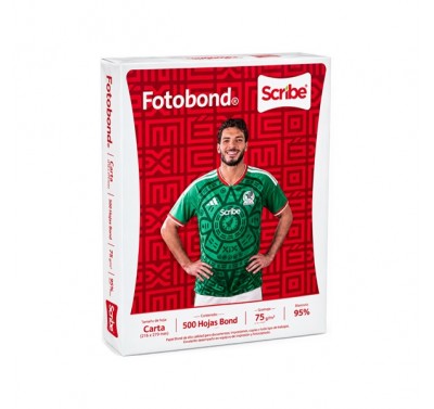Hoja blanca marca Fotobond tamaño carta paquete con 500 hojas
