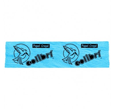 Papel crepe Colibri azul claro con 10 piezas