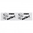 Papel crepe Colibri blanco con 10 piezas