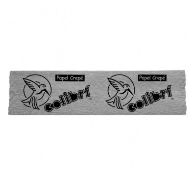 Papel crepe Colibri gris con 10 piezas